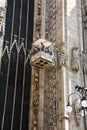 Workers on walls of Duomo di Milan