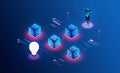 Workflow Automation Concept - 3D Illustration