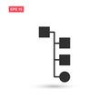 Workflow icon vector design isolated 6