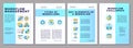 Workflow management brochure layout