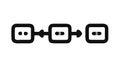 Workflow Steps Process Sequence Icon, vector design Generative AI Royalty Free Stock Photo