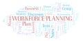 Workforce Planning word cloud. Royalty Free Stock Photo