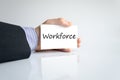 Workforce text concept Royalty Free Stock Photo