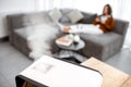 Working air humidifier at home Royalty Free Stock Photo