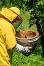 Working beekeeper