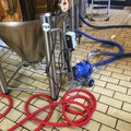 Working in a beer brewery