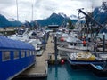 Working boats at the port of valdez