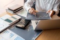 Working business man, team of broker or traders talking about forex on multiple computer screens of stock market invest trading