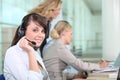 Working in a call center