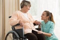 Working in care home Royalty Free Stock Photo