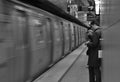 Working Commuter New York City Subway Platform Rush Hour Commute to Work Manhattan