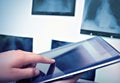 Working with digital tablet in radiology