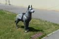 The working dog monument in Volgograd