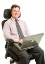 Working in Ergonomic Chair