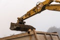 Working excavator. Royalty Free Stock Photo