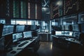 Working Finance Trading Stock Concept with a modern computers