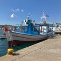 Greek Fishing Boats, Leros, Greece, Western Europe Royalty Free Stock Photo