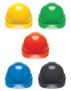 Working Hard Hat set. Safety Helmet isolated