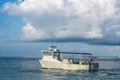 A working lobster fishing boat on the water at Key West Florida.