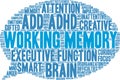 Working Memory Word Cloud