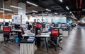 Working Places in RedQ Headquarters of AirAsia in Kuala Lumpur