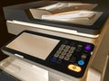 Working printer scanner copier device Royalty Free Stock Photo