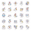 Business Analytics flat Icons Pack