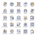 Pack Of Finance Flat Icons