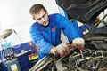 Working repairman auto mechanic Royalty Free Stock Photo