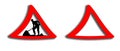 Working road sign illustration Royalty Free Stock Photo