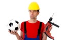 Working or sport Royalty Free Stock Photo