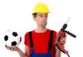 Working or sport Royalty Free Stock Photo