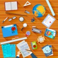 Working table of teacher Royalty Free Stock Photo