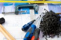 Working tools Royalty Free Stock Photo