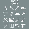 Working tools icon set Royalty Free Stock Photo