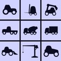 Working transport Icons