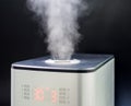 Working ultrasonic humidifier with electronic control panel Royalty Free Stock Photo