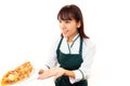 Working waitress Royalty Free Stock Photo