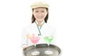 Working waitress Royalty Free Stock Photo