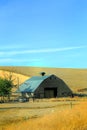 Working Weathered Barn Royalty Free Stock Photo