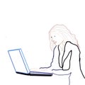 Working Woman with laptop