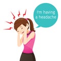 Working Woman Terrible Headache