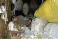 Working women in Recycling of plastic industry
