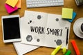 Working Work Smart Productive Effective Growth Development Pass Royalty Free Stock Photo