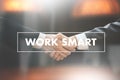 Working Work Smart Productive Effective Growth Development Pass Royalty Free Stock Photo