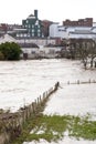 Workington Town flood 2009 Royalty Free Stock Photo