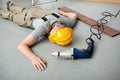 Workman injured at work