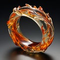 A Workmanship Closeup Ring of Fire Inside an Engulfed Swirling G