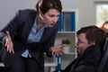 Workplace bullying Royalty Free Stock Photo