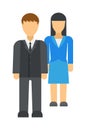 Workplace business discrimination issues vector illustration.